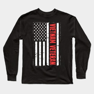 American Flag | Vietnam Veteran Long Sleeve T-Shirt